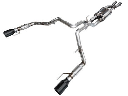 AWE SwitchPath™ Exhaust for Gen 3 Raptor - Diamond Black Tips