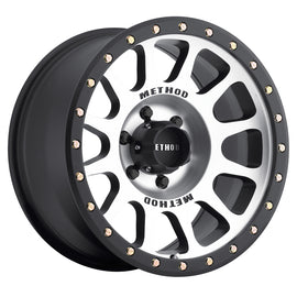 Method MR305 NV 17x8.5 0mm Offset Machined/Black Street Loc Wheel