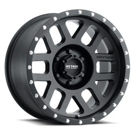 Method MR306 Mesh 17x8.5 0mm Offset Matte Black Wheel